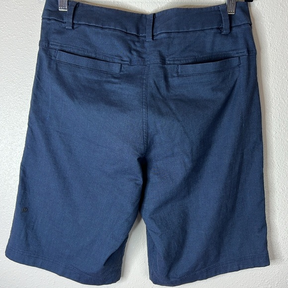 LULULEMON The Works Shorts Men 32 Blue 10” Stretch Lightweight Comfort Golf - Picture 11 of 17